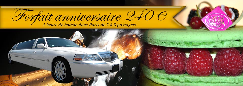 forfait anniversaire-limousine