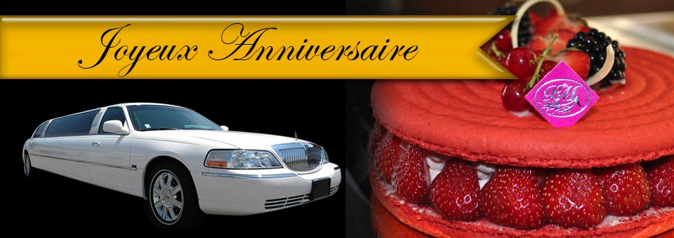 Location limousine anniversaire paris